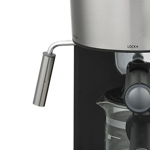 Lacor 69256 - cafetière expresso avec 2 sorties de café et fonction de  chaleur - mousse, adapté au café moulu et à ce, 21x26'5x30 cm - Cdiscount  Electroménager