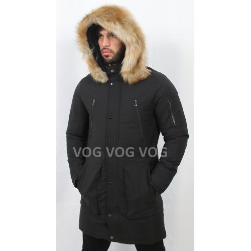 Veste homme - Daim- Noir-128303 - Vog Tunisie