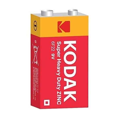 Kodak Lot 2 Piles 9 Volts - Super Ultra Résistant - 6F22 à prix
