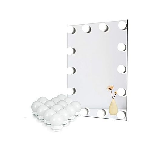 Sans Marque Kit d'éclairage de miroir de courtoisie - LED - 10