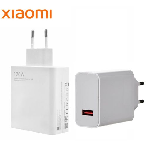Xiaomi 120w Charge rapide Usb Chargeur mural
