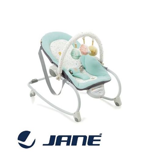 Jane Baby Transat bébé musical et vibrant EVOLUTION de 0 à 36 mois-Vert  d'eau à prix pas cher