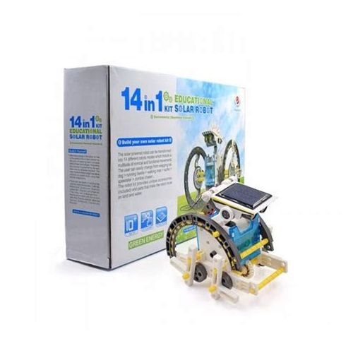 Kit de construction 14 en 1 Robot solaire chez Selva Online