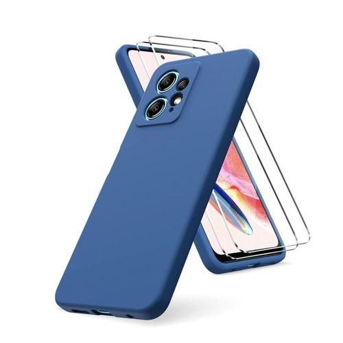 Sans Marque Coque en silicone pour Xiaomi Redmi Note 12 Pro + - bleu à prix  pas cher