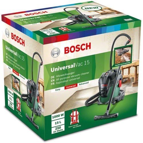 Bosch Aspirateur d'atelier - Universal-vac 15 - 1000W Garantie 12 mois à  prix pas cher