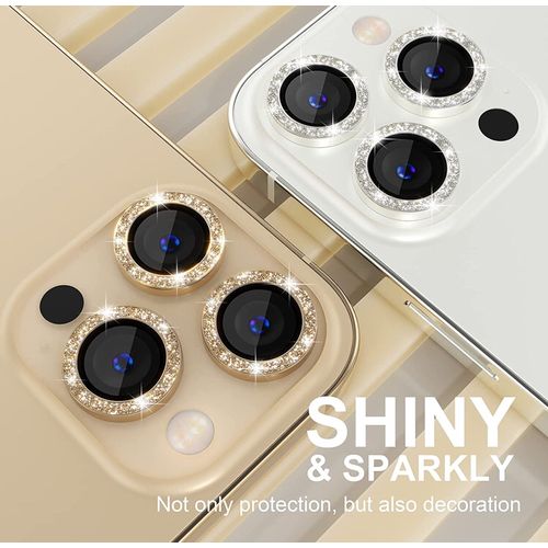 Sans Marque Protecteurs d'objectifs caméra brillant / iPhone 12 Pro - Metal  - Silver à prix pas cher