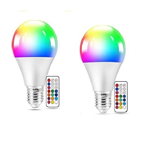 Sans Marque Pack de 2 Lampes LED - RGB - E27 à prix pas cher