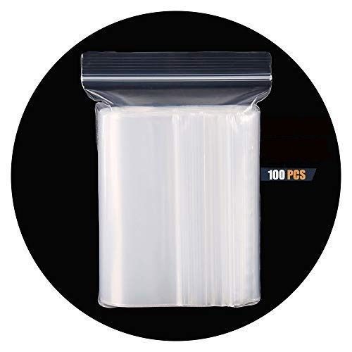 Emballage Services 100 Sachets 12 x 18 cm - Alimentaire - Fermeture ZIP -  Transparent à prix pas cher