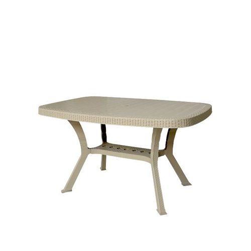 Sotufab Table Plastique - Harmony - Rotin - Grége image 0