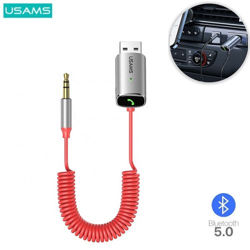 Usams Récepteur audio sans fil de voiture - Bluetooth, jack & entrée carte  TF à prix pas cher