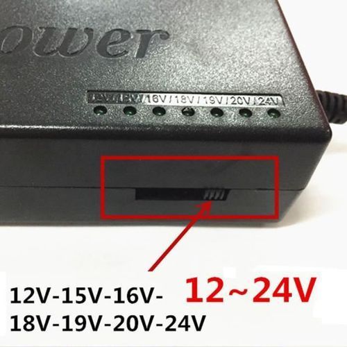 12-24V Chargeur universel pour PC portables (asus, hp,etc