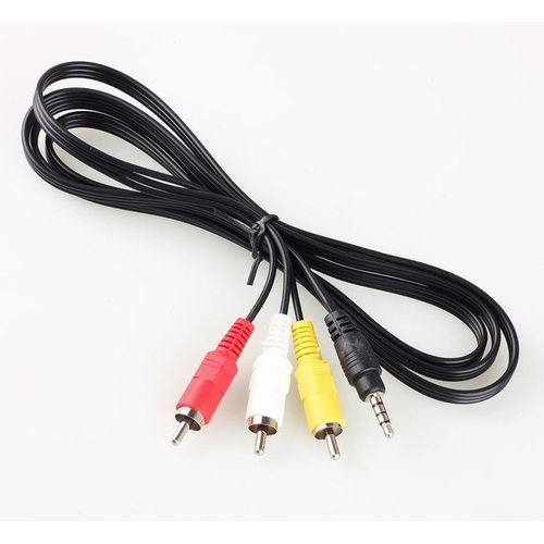 Sans Marque Câble JACK to 3 RCA audio/video - 1.5m à prix pas cher