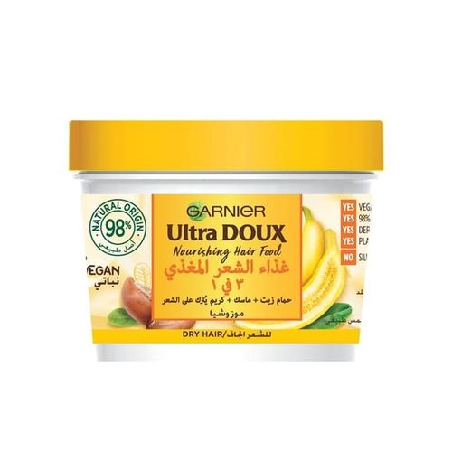 Garnier Ultra Doux - Hair Food - Masque Banane pour Cheveux - 390 ml à prix  pas cher