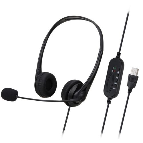 Casque stéréo USB avec microphone pour PC / MAC - Coop Zone