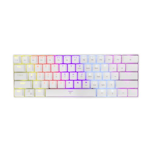 white shark Clavier gaming Mécanique SHINOBI Blanc GK-2022 - Interrupteur  Marron à prix pas cher