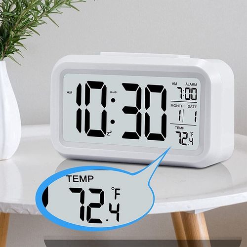 Reveil Numerique Réveil Matin Lumineux LED Reveille Digital a