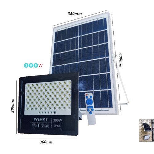 Kit Spot solaire 300W avec télécommande AZARIS IP 67 - Décoration - L 