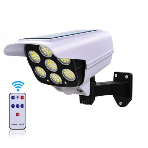 Generic Projecteur LED Solaire avec capteur de mouvement - Forme Caméra  Surveillance à prix pas cher