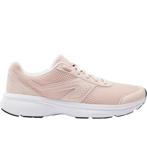 CHAUSSURES DE RUNNING FEMME KALENJI RUN ACTIVE GRIP GRIS ROSE pour les  clubs et collectivités