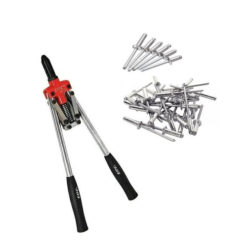 Pince a riveter Professionnel - Riveteuse a 2 Main Robuste + 100