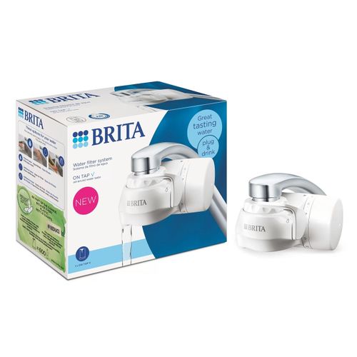 Système de filtration d'eau sur robinet de Brita®, modèle de base – blanc