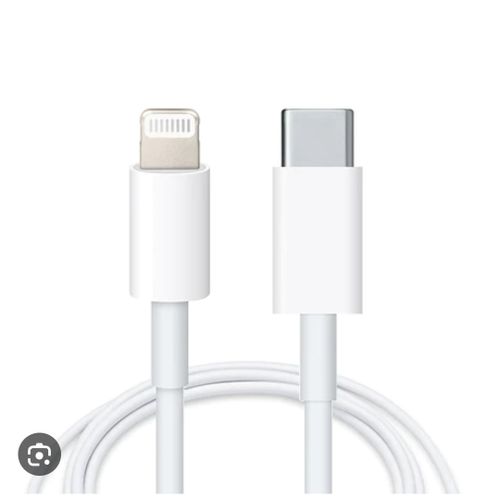 Câble USB-C vers USB-C pour modèles iPhone 1 mètre (blanc) 