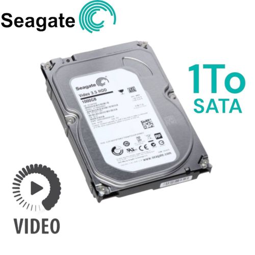 Seagate Disque Dur Interne - 3.5 - 1000Go - 1To - spécial vidéo à prix pas  cher
