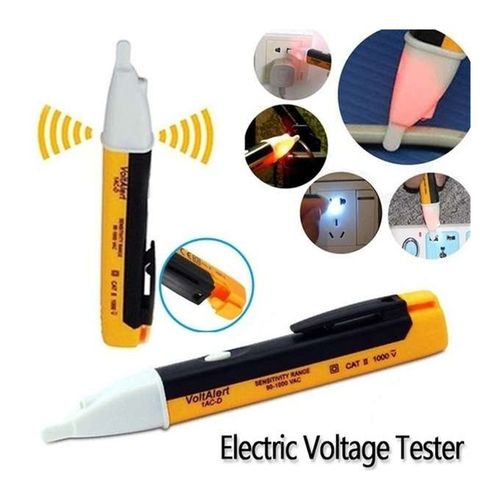 Generic Stylo d'alerte de tension Testeur électrique AC90-1000V Détecteur  de tension LED à prix pas cher