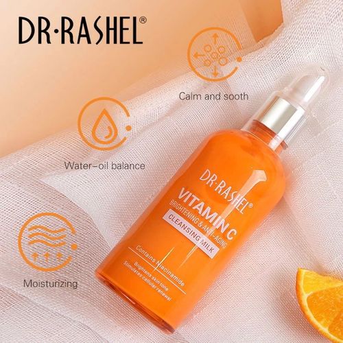 Dr Rashell Lait Nettoyant éclaircissant Et Anti âge à La Vitamine C