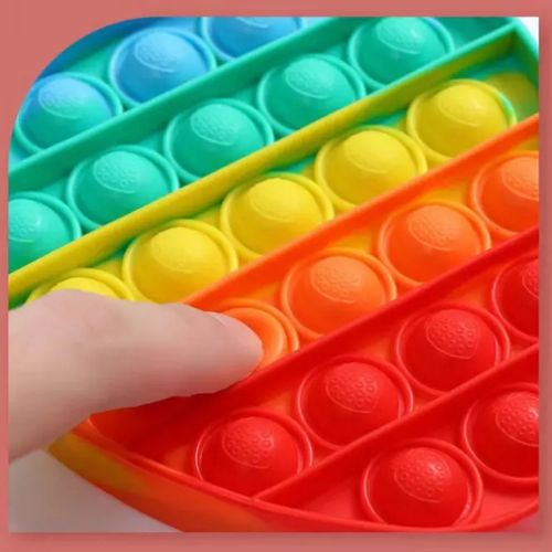 Sans Marque Sac Pop It pour enfants E - Jouet sensoriel à bulles  compressibles en silicone anti-stress à prix pas cher