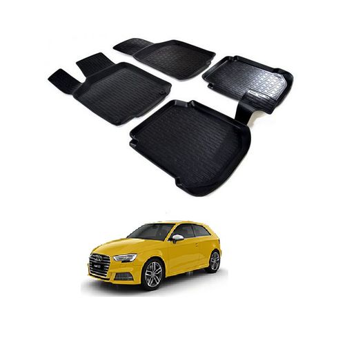 Tapis de sol - 3D - PVC - Noir - AUDI A3 prix tunisie 