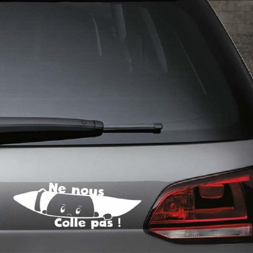 Generic Stickers pour Voiture - Ne nous colle pas à prix pas cher