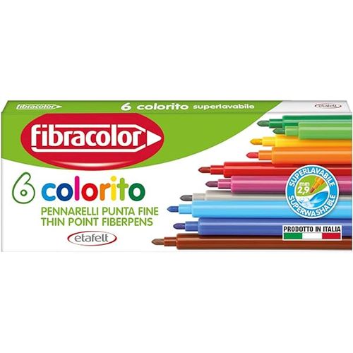 Toy color FEUTRE DE 6 FIBRACOLOR à prix pas cher