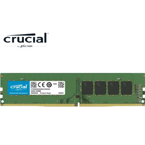 CRUCIAL - Barrette Mémoire - 8GO DDR4 3200MHZ