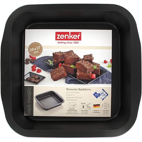 Zenker Moule à brownies - 7407 - Acier inoxydable - 26 cm - Noir à prix pas  cher