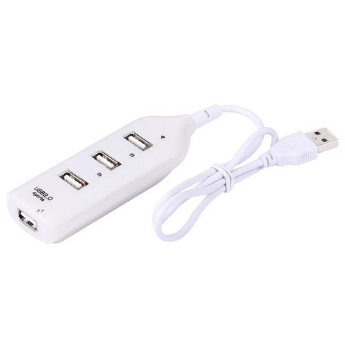 Hub USB 4 Ports 2.0 - Blanc image 0