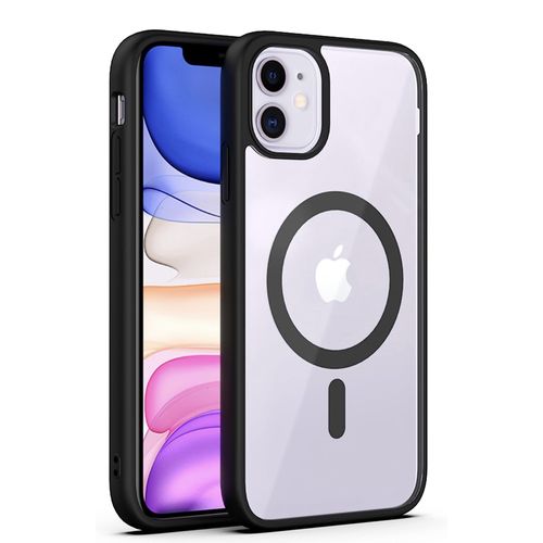 Coque iPhone 11 contour silicone Noir 