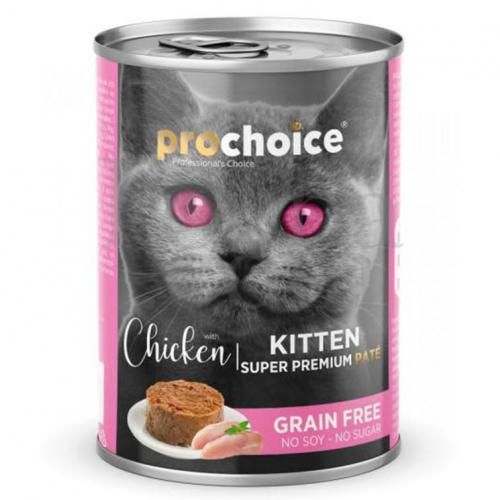 PROCHOICE GRAIN FREE PATE AU POULET POUR CHATON