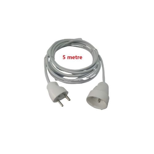 Stiel Rallonge électrique - Câble 2G x 0.75 / 5M + 2 Prises mâles