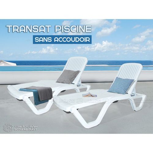 Transat / Chaise longue pas cher pour piscine ou jardin