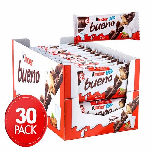 Kinder Bueno chocolat classique - X 30 Unités à prix pas cher