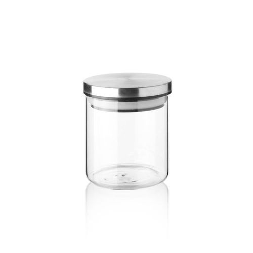 Balsa 1 boite de rangement en verre avec couvercle inox 300ml -Bocal en  verre - Pot à prix pas cher