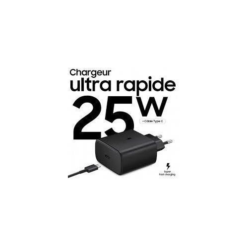 Samsung Chargeur Super Rapide 25W Original + Cable USB C Vers USB