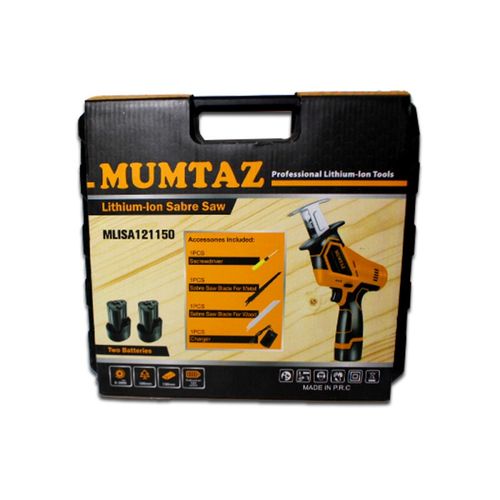 Mumtaz Scie Sabre Sans Fil 12V Double Batteries - MLISA121150 à