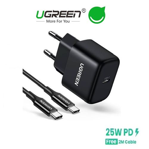 Chargeur USB C 25W, Chargeur Rapide PD 3.0 avec Câble de Charge