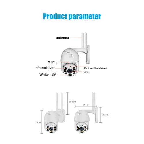 Caméra IP Sans Fil Exterieur Mobile - 1080P HD prix tunisie 