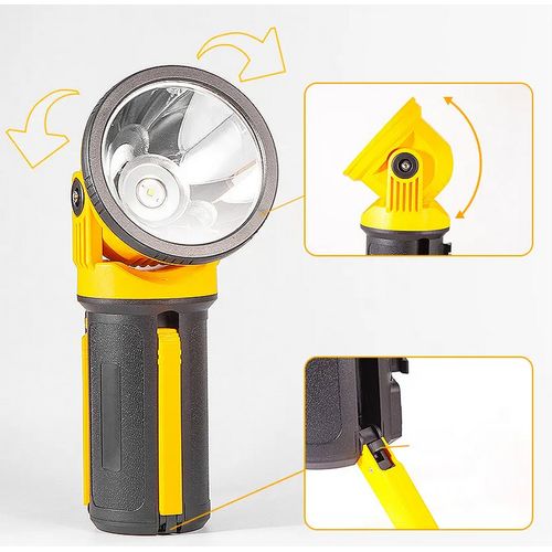 Multifunction Flashlight Lampe Torche – Rechargeable USB – Projecteur  Portable - Batterie Intégrée à prix pas cher