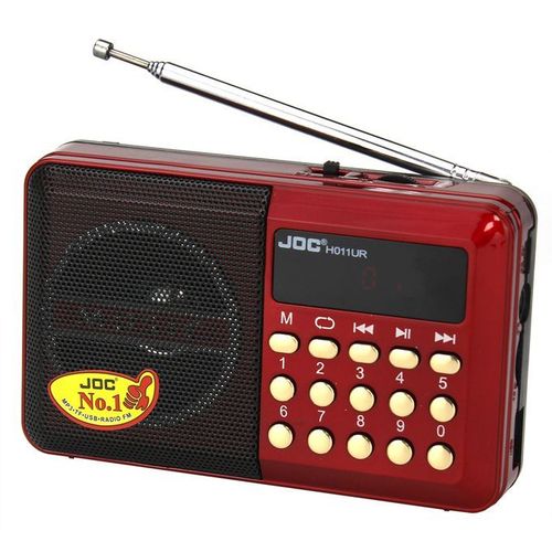 Joc Mini Radio FM Bluetooth avec Fonctions jack Carte SD Clé USB à