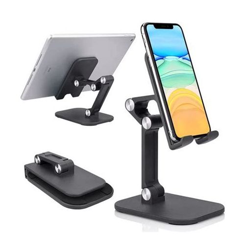 Support de bureau pliable pour téléphone portable - - Noir