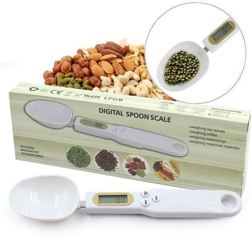 Cuillère Balance Digitale Grand, Cuillere Mesure Electronique avec Écran  LCD Jusqu'à 800g, Balance de Cuisine